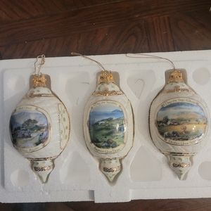 Bradford Exchange Irish Christmas Ornaments